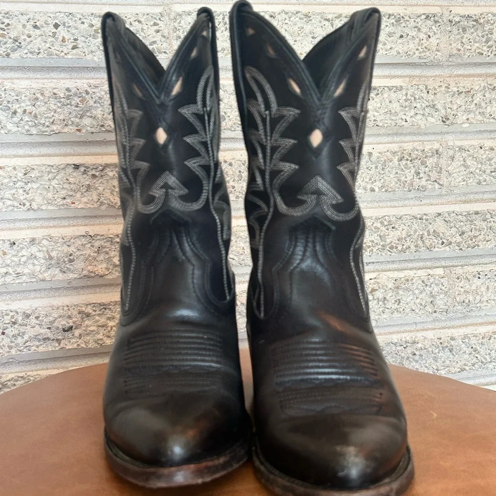 Tecovas “Jolene” Black Western Leather Boots - Picture 3 of 9